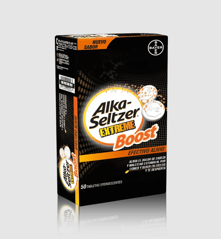 Alka Seltzer Extreme Boost - Advanced Fast Relief for Headaches & Fatigue