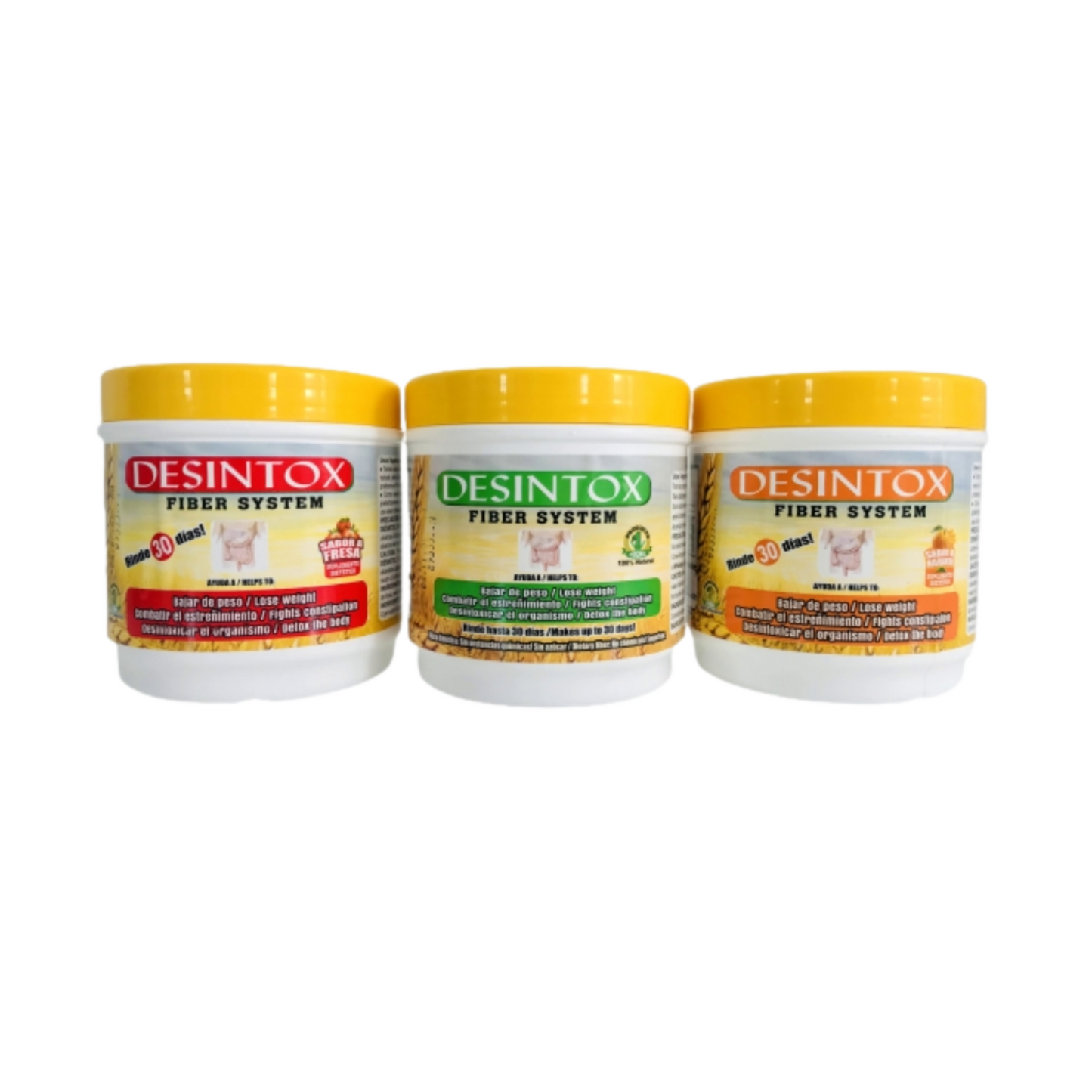 Desintox Fiber System 225 G Flavor Strawberry | Orange | Natural |