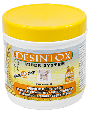 Desintox  Fiber System 225 G  Flavor  Strawberry | Orange  |   Natural |