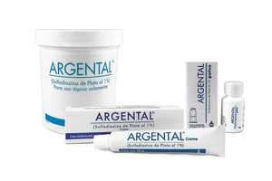 Argental Cream 1% Silver Sulfadiazine - For Wound Care & Burn Relief