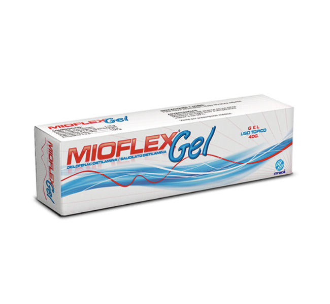 MIOFLEX GEL 40G. Diclofenac Diethylamine 1.16g Salicilate Diethylamine 5g